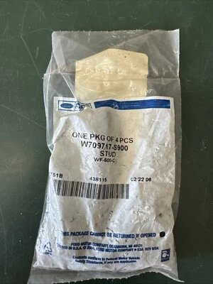 Ford OEM NOS W709717-S900 Exhaust Pipe Studs 4x 2003-2011 Crown Victoria - Изображение 1 из 2