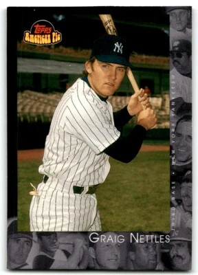 2001 TOPPS AMERICAN PIE GRAIG NETTLES NEW YORK YANKEES #38 - Image 1 of 2