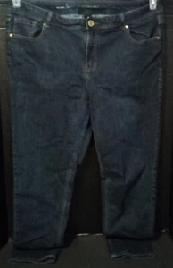 Lane Bryant 20 Regular Genius Fit Skinny Jeans Dark Wash Inseam 29" - Picture 1 of 5