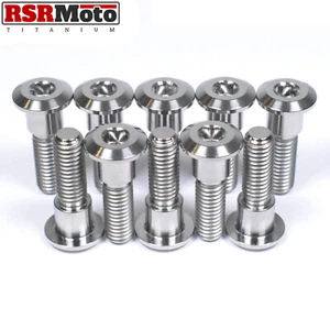 Pernos de rotor de disco de freno delantero de titanio Triumph Trident & Daytona 660, hexagonales, 2021+ - Imagen 1 de 3