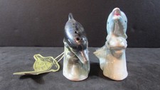 Vintage Salt and Pepper Shakers - Porpoises from Sea World 1973 - Kelvin
