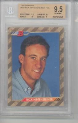 1992 Bowman Foil Rick Hirtensteiner (SP) (#658) (Subs 1-10/2-9.5's/1-9) BGS9.5 - Image 1 of 2