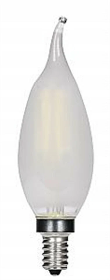 3.5 Watt CFC LED Frosted Candelabra Base Lightning Fixture 120V - SATCO-S9869 - Image 1 of 1