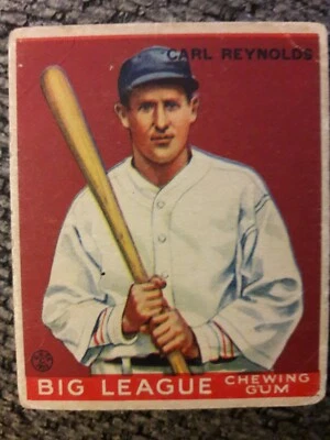 1933 GOUDEY CARL REYNOLDS 120 ST. LOUIS BROWNS - Image 1 of 2