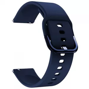 Bracelet Montre Pour Huawei Montre Samsung Active Xiaomi amazfit bip 20 MM Bleue - Photo 1 sur 1