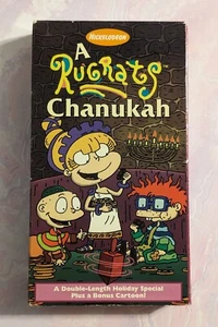 A Rugrats Chanukah (1997 VHS) Orange Tape 90s Nickelodeon Holiday Special Video - Picture 1 of 5