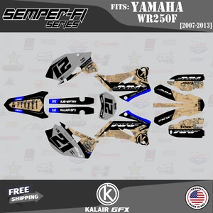 Kit Gráficos para YAMAHA WR250F WR 250F (2007-2013) Semperfi - TAN - Imagen 1 de 6