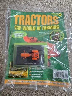 1/43 HACHETTE UNIVERSAL HOBBIES TRACTOR WORLD OF FARMING 1958 VENDEUVRE BOB 500 - Image 1 of 3