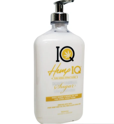 Hemp IQ Sweet Vanilla Sugar Body Moisturizer 18.25 oz FREE SHIPPING - Image 1 of 1