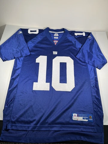 Eli Manning New York Giants Reebok Jersey~Men’s~Size L~#10 NFL~RN 69421 Cover
