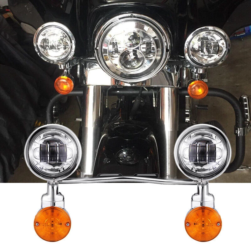 Barra de luz de passagem LED barra de sinalização de seta para Honda VTX 1300 C R S RETRO Cruiser - Imagem 1 de 4