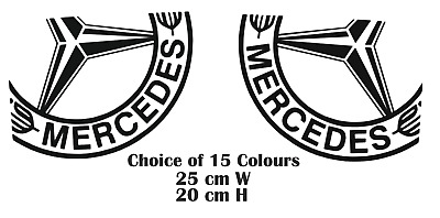 Mercedes Actros Atego Axor Antos Window Decals Stickers 15 Colours • 10.25€