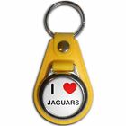 I Love Jaguars - Plastic Medallion Key Ring Colour Choice New