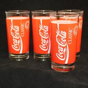 Vintage Coca-Cola Classic Original Formula Logo Trinkglas Becher NEUWERTIG - Bild 1 von 5