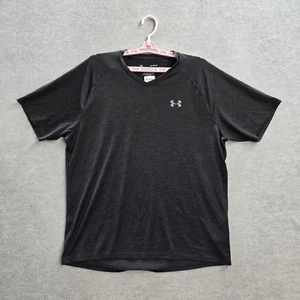 Under Armour Men Shirt XL Black The Tech Tee Activewear Short Sleeve Logo - Picture 1 of 9