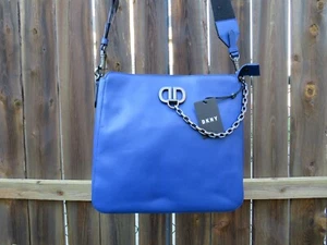 DKNY Linton-Messenger Umhängetasche Blau - Neu - Bild 1 von 4