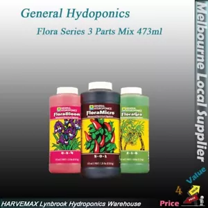 General Hydroponics Flora Grow Bloom Micro Nutrient Kit 3x 473ml AU stock - Picture 1 of 1