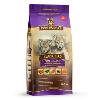 Wolfsblut - Large Breed Puppy - Black Bird - Truthahn und Süßkartoffel - 12,5 kg - Bild 1 von 4