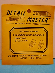 DETAIL MASTER 1:24-25 DM3110 ALUMINUM BREATHER CAPS (SHORT) (4) PIECES - Picture 1 of 4