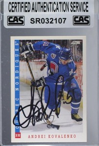 1993-94 Score American Andrei Kovalenko #174 CAS Certified Sealed Auto