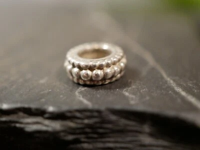 Toller Silber Anhänger Gleiter Schlichtes Design Pandora Charm Stopper - Bild 1 von 4