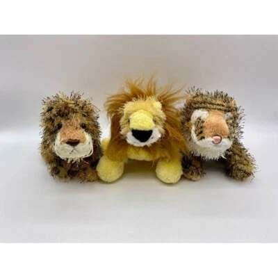 Ganz Webkinz Lil Kinz Plush Lot Of 3: Lion, Leopard & Tiger READ Description - Image 1 of 4