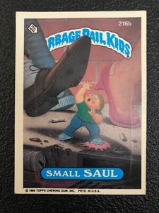Garbage Pail Kids Small Saul 216b 1986 Topps Chewing Gum Inc. - Picture 1 of 2