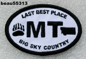 ⭐"MONTANA STATE" GREAT FOR INDIAN HARLEY TRAVEL VEST PATCH - Picture 1 of 1