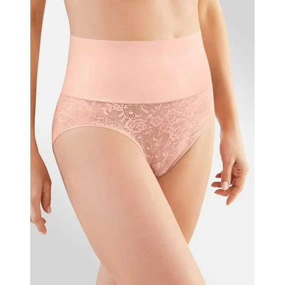 Maidenform Pink Pirouette Lace Tame Your Tummy Brief Panty US Medium
