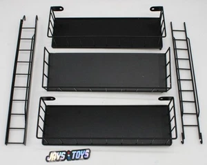 1:12 Scale 3 Tier Metal Fire Escape Display Stand - Picture 1 of 9
