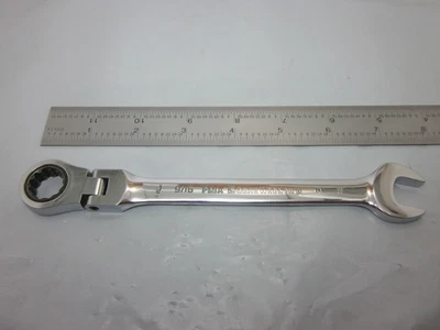 Llave combinada de trinquete Flex 9/16" SAE Foto 1 de 4