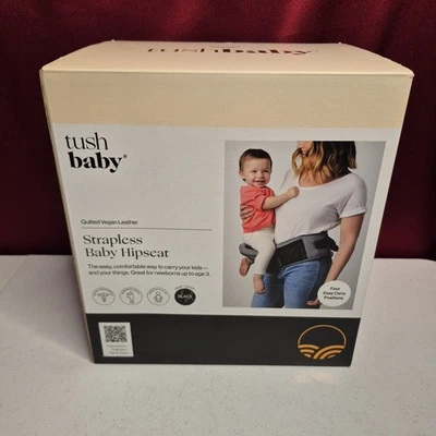 Portabebés Tushbaby Asiento de Cadera de Cuero Vegano — Ergonómico, Ajustable Nuevo en Caja Foto 1 de 4