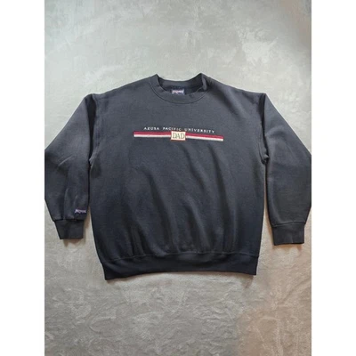 复古 Azusa Pacific University 爸爸运动衫男式 XL Jansport 套衫 * 阅读 — 第 1/4 张图片