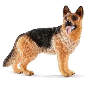 Schleich Deutscher Schäferhund Figur Tier Farm World Neu im Paket 2 1/4"h - Bild 1 von 5