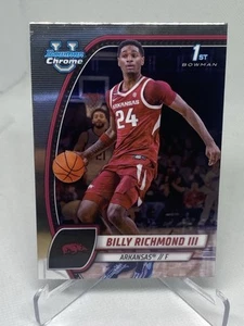 2024/25 BOWMAN CHROME UNIV BASKETBALL #10 BILLY RICHMOND III - Picture 1 of 1