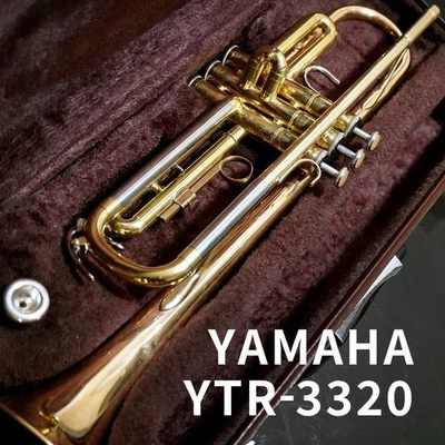 YAMAHA YTR-3320 Trumpet Vintage Red brass bell Unlacquered Maintained Mouthpiece - Image 1 of 4