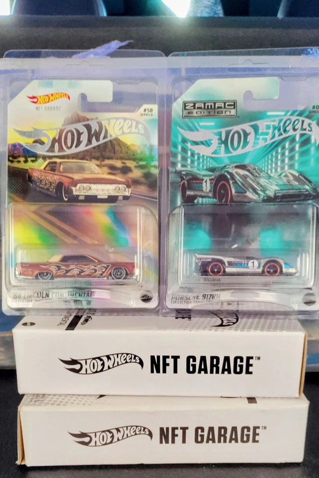 Hot Wheels Rlc 64 Lincoln Continental Series 8 Zamac Porsche 917 Series 6 - Image 1 of 4