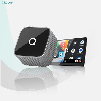 OTTOCAST Mini Slim 2-in-1 5G Wireless Carplay Android Auto Adapter Plug Play DE - Bild 1 von 4