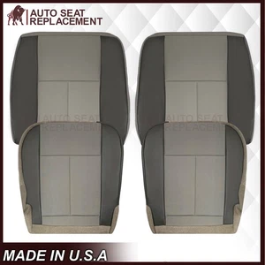 2012 - 2021 For Nissan NV Cargo Van Driver Passenger Side Seat Covers Cloth Gray - Picture 1 of 18