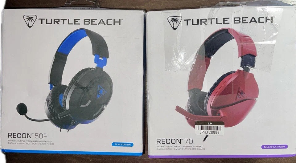 BUNDLE/Turtle Beach Recon 70 & 50P Over Head Gaming Headset/PLAYSTATION/MULTI - Image 1 of 1