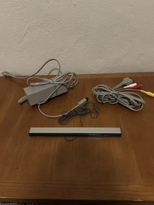 Original OEM Nintendo Brand Wii Power Cord, AV Cable, Sensor bar Bundle - TESTED - Picture 1 of 1