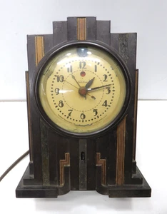 Telechron' Electralarm' Bakelite Clock Art Deco - Picture 1 of 4