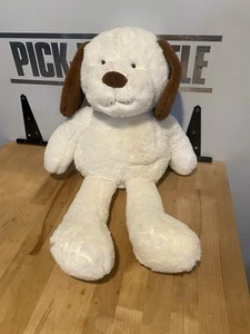 Animal Adventure Cream White Brown PUPPY DOG Plush Stuffed Animal 2022 Rare Soft - Picture 1 of 5