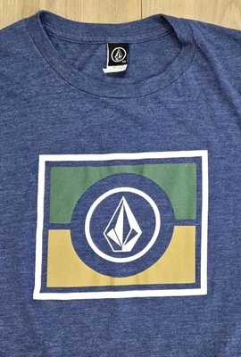 Volcom Stone Logo T-Shirt Mens Sz Small, Short Sleeve, Comfortable Wear, Blue - Image 1 of 4