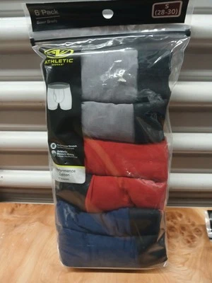 Paquete de 6 pares de calzoncillos boxer Athletic Works para hombre talla 2XL (44-46) NUEVOS CON ETIQUETAS Foto 1 de 4