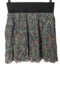 VILA Minifalda Mujeres Talla EU 36 azul-verde-rosa look casual - Imagen 1 de 5