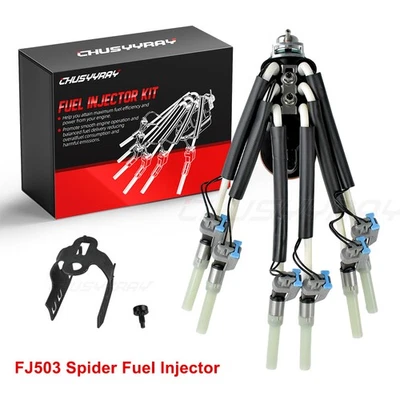 Injetor de combustível FJ503 Spider 6 cilindros para motor 99-2004 GMC Sierra 1500 4.3L V6 - Imagem 1 de 4