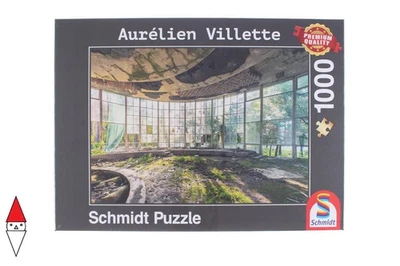 PUZZLE TEMATICO SCHMIDT INTERNI VILETTE OLD CAFE IN ABKHAZIA 1000 PZ - Immagine 1 di 3