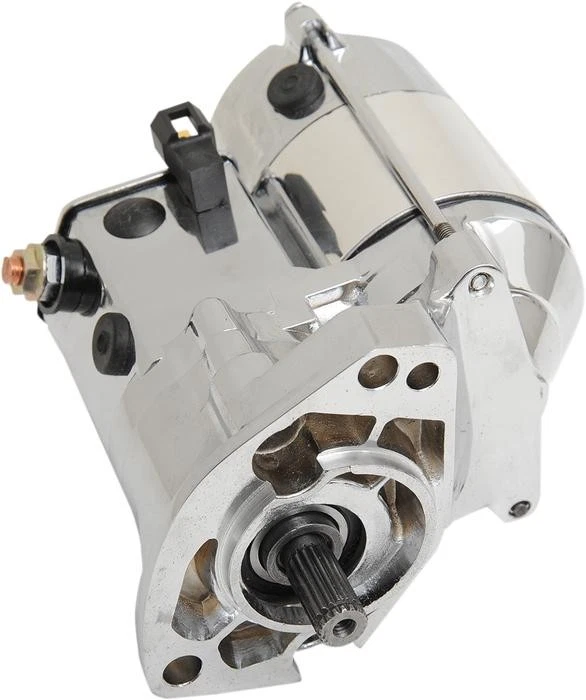 Motor de arranque Terry Components 1,4 kW pulido/cromo #771090 Harley Davidson Foto 1 de 1
