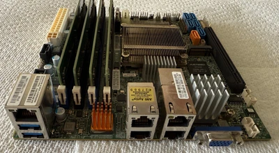 Процессор Supermicro X10SDV-TLN4F версия 2,00 Xeon D-1541 с 128 ГБ Crucial DDR4, лицензия - Изображение 1 из 4